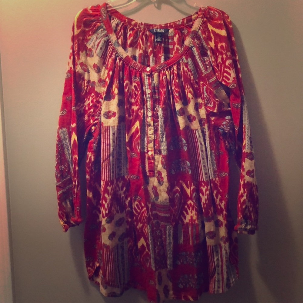 Boho long sleeve top